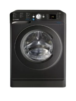 Indesit Innex BWE71452KUKN 7kg Load, 1400 Spin Washing Machine - Black