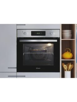 Candy FIDCX615 Built In 70 Litre, Multi-Function Oven With Aquactiva System - Black Glass With Stainless Steel - V9CHV SQ3 0000000004 BLACK SLd1
