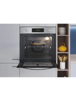 Candy FIDCX615 Built In 70 Litre, Multi-Function Oven With Aquactiva System - Black Glass With Stainless Steel - V9CHV SQ4 0000000004 BLACK SLd2