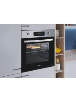 Candy FIDCX615 Built In 70 Litre, Multi-Function Oven With Aquactiva System - Black Glass With Stainless Steel - V9CHV SQ5 0000000004 BLACK SLd3